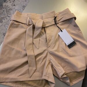 *NWT* Faux Leather Shorts